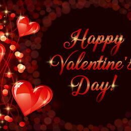 Обои с любовь, красным, сом днемом святого валентиной, сердце, романтическим, праздничными, денью святого валентиной - скачать