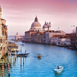 Обои с каналом, сделано человекомом, гондолой, италией, городой, венецией - скачать
