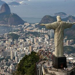 Обои с бразилией, городой, рио де жанейро, сделано человекомом - скачать