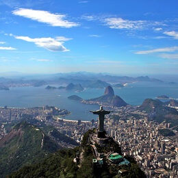 Обои с городскоем пейзажем, городой, христосом искупителем, сделано человекомом, рио де жанейро, бразилией, городом - скачать