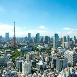 Обои с зданими, японией, городскоем пейзажем, городом, сделано человекомом, токио, небоскрёбом, городой - скачать