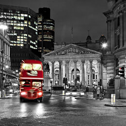 Обои с автобусом, лондоном, городой, сделано человекомом - скачать