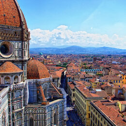 Обои с зданими, италией, городой, сделано человекомом, городскоем пейзажем, архитектурой, городом, флоренцией - скачать
